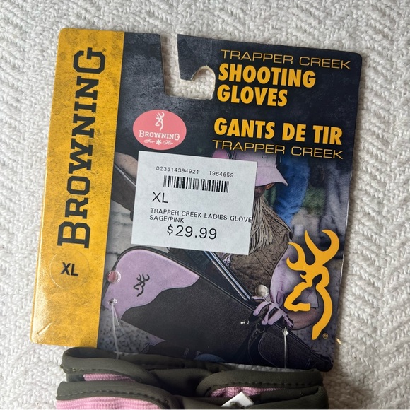 bronwing / trapper creek ladies gloves in sage/pink size XL - Picture 4 of 6